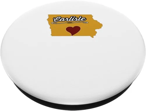Vista 2 de CARLISLE IOWA IA USA - Cute Souvenir Merch - US City State PopSockets Swappable PopGrip