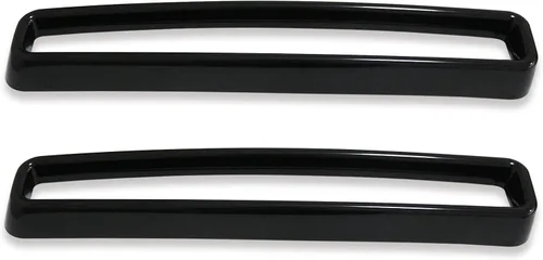 Vista 3 de MSCRP Insertos de rejilla delantera ABS para Dodge Challenger 2015-2020 (negro)