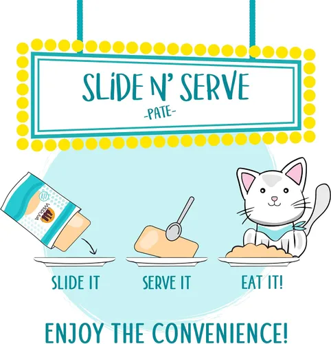 Vista 7 de Bolsas de comida para gatos Weruva clásica, Slide 'n Serve, sin cereales, paté húmedo natural