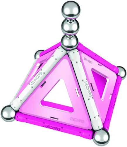 Vista 3 de Geomag Paneles, rosa (22 piezas)