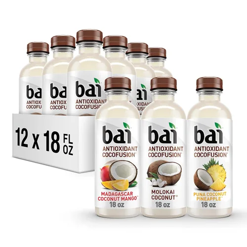 Vista 22 de Bai Coco Volcanic - Paquete variado de bebidas antioxidantes (paquete de 1) 18 onzas líquidas, 270 onzas líquidas