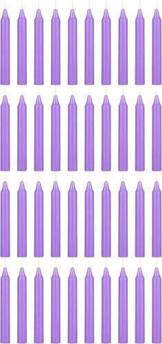 Vista 15 de Mega Candles Mini vela de hechizo con carillón cónico, 20 unidades, 4 x 1/2 Surtido