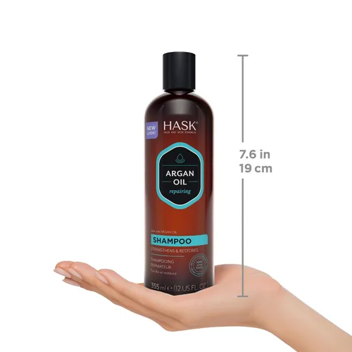 Vista 8 de HASK Champú reparador de aceite de argán, 12 onzas líquidas