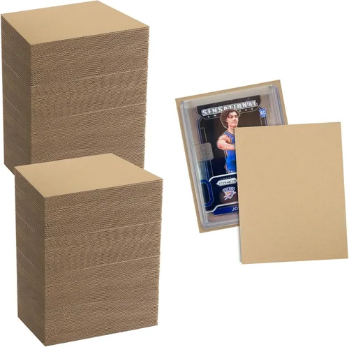 Vista 10 de Mat Board Center - Paquete de 100 protectores de cartón para tarjetas Blanco