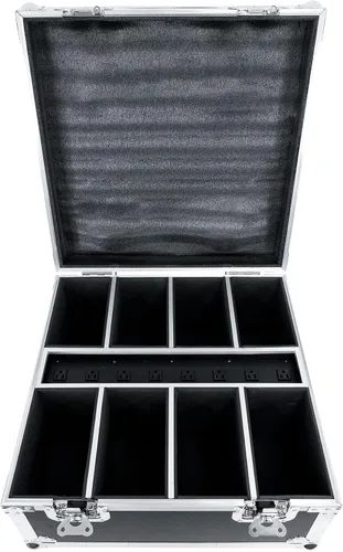 Vista 7 de Rockville Funda de carga para carretera 6Rf para (8) luces de batería par 6Rf, diseño apilable, espuma a prueba de golpes, ruedas integradas