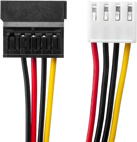 Vista 3 de OwlTree Paquete de 2 cables adaptadores de corriente para disco duro hembra de 4 pines a SATA compatibles con grabadoras de video Hikvision de 7.87