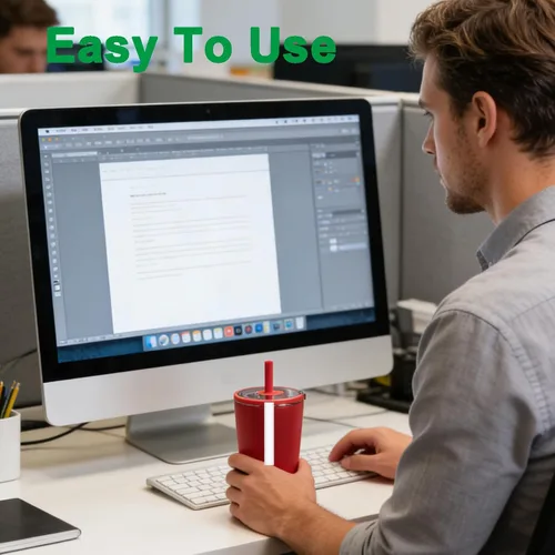 Vista 6 de Repuesto de popote compatible con vaso HydroJug Everyday de 14 onzas, 6 popotes con 1 cepillo