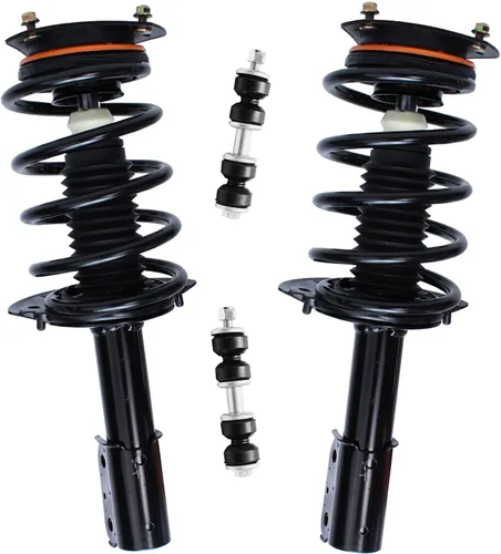 Vista 9 de Detroit Axle - Kit de 4 piezas de puntales delanteros para Toyota Highlander 2001 2002 2003, enlaces de barra antivuelco estabilizadores y puntales