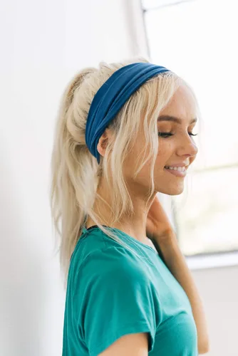 Vista 100 de Maven Thread 4" Wide Workout Headbands for Women – Non-Slip Sweatbands for Gym, Running & Yoga