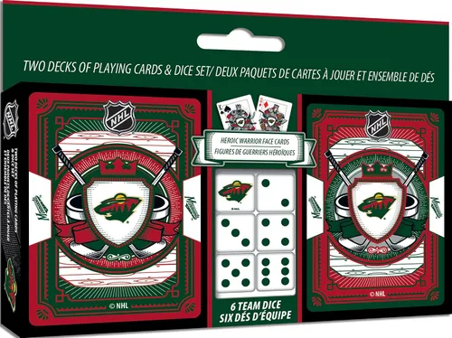 Vista 3 de MasterPieces Game Day - NHL Boston Bruins - Juego de 2 cartas y dados - Juego con licencia oficial para adultos y familia