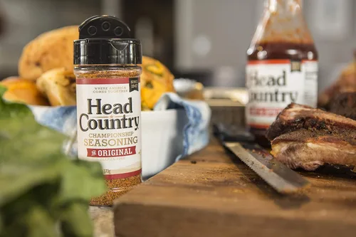 Vista 3 de Head Country Bar-B-Q Championship Seasoning, Original Sin Gluten, Sin MSG, Condimento Multiusos para Barbacoa Condimento de Especias Secas