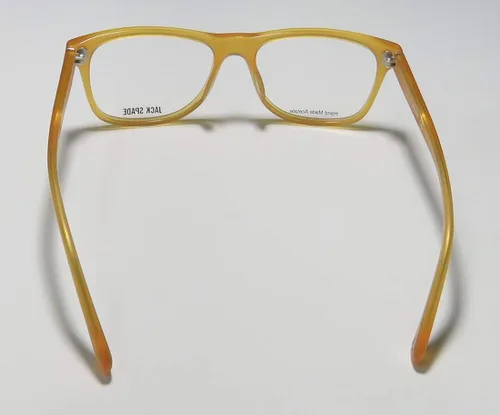 Vista 5 de Jack Spade Anderson - Gafas de sol para hombre diseño clásico con borde completo amarillo