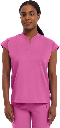 Vista 14 de Healing Hands Purple Label Women's Scrub Top with Dolman Sleeves 2 Pockets Elástico en 2 direcciones, sarga de poliéster y elastano, mangas Dolman