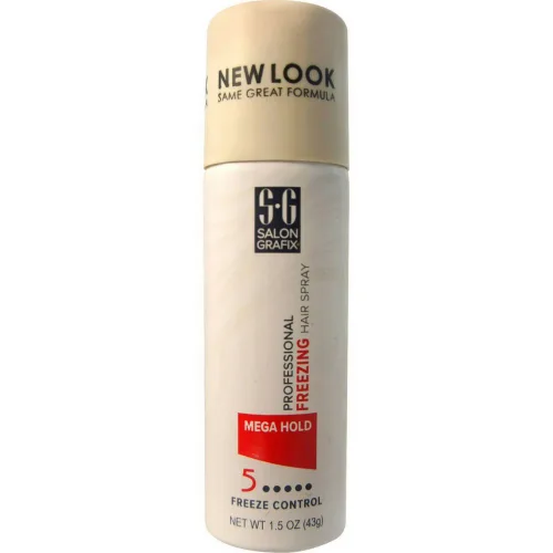 Vista 3 de Salon Grafix Hairspray Freezing Mega Hold 10 oz (10.0 fl oz) (paquete de 2)