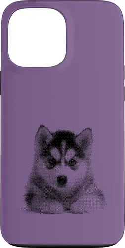 Vista 23 de Chic Husky Puppy for Dog Mom and Paw Parents Case for iPhone XR