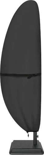 Vista 9 de ULTCOVER Cubierta de Sombrilla de Patio 600D Impermeable para Exteriores - Se Adapta a Sombrillas de Mercado de 7-10 Pies, Negro Negro-Mercado