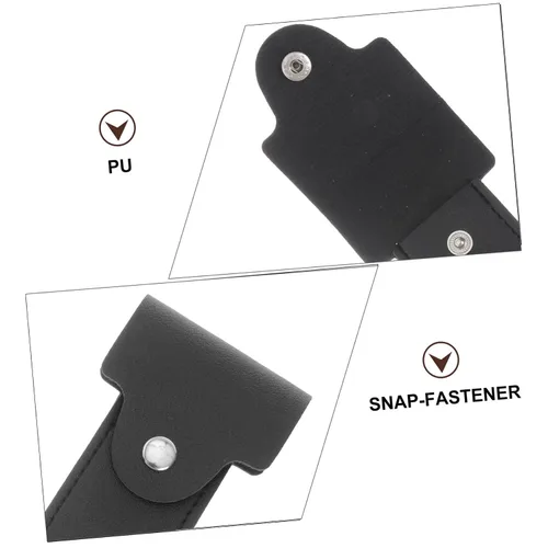 Vista 9 de Didiseaon Funda protectora manual para afeitadora de viaje, resistente piel sintética, compacta y segura