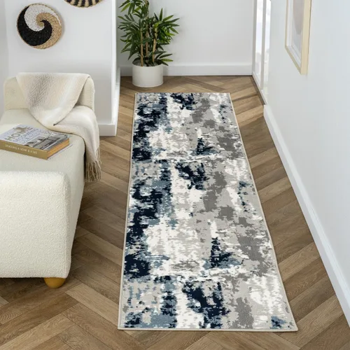 Vista 16 de LUXE WEAVERS Lagos Collection - Alfombra de área abstracta beige de 2x3