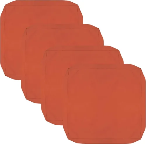 Vista 35 de FLYMEI Fundas de cojín para patio de 22 x 20 x 4, color rojo, 1 paquete