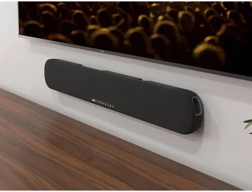 Vista 2 de Yamaha Audio SR-B20A Barra de sonido con subwoofers integrados y Bluetooth, negro