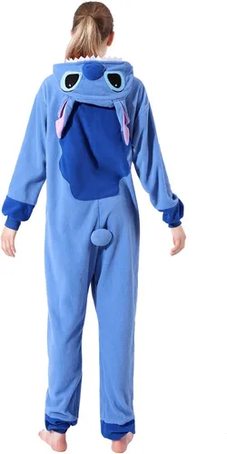 Vista 2 de OGU' DEAL Pijama unisex para adultos, ropa de dormir con diseño de animales para disfraz de fiesta de Halloween, traje diario de dibujos animados