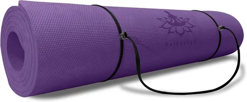 Vista 11 de Hatha Yoga Tapete de yoga de TPE grueso de 72 x 27 x 1/3 pulgadas, antideslizante, ecológico, tapete de ejercicio para yoga, pilates