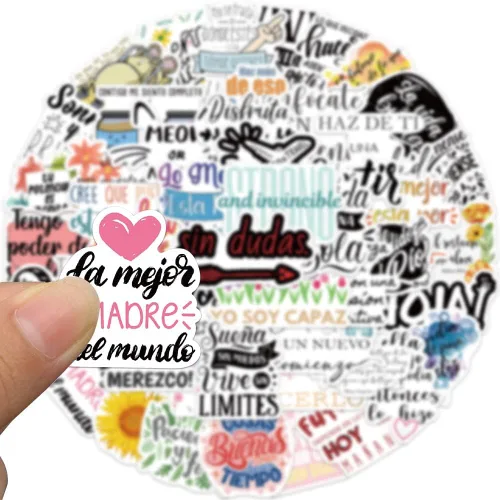 Vista 4 de 150 calcomanías cristianas de Jesús español, calcomanías de versículo bíblico para laptop, calcomanías impermeables de las Escrituras de Jesús