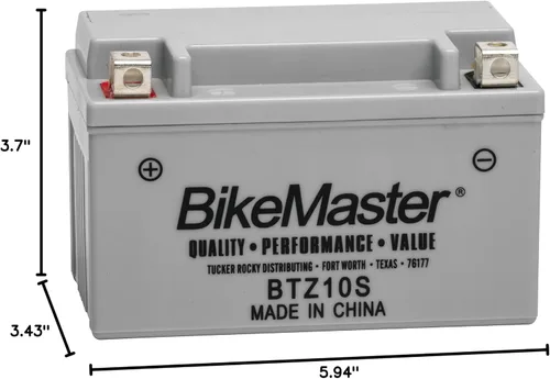 Vista 3 de BikeMaster Baterías Performance + sin mantenimiento BTZ10S