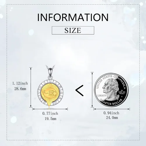 Vista 2 de AXELUNA Collar de plata de ley con 12 constelaciones de ojo egipcio de Horus de Horus, joyería para regalo de mujer