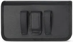 Vista 3 de Compatible con Samsung Note 9/8, S10/S9/S8 Plus XXL Funda de cuero con clip para cinturón