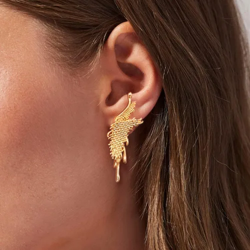 Vista 2 de LecAit Pendientes de plata de ley 925 con diseño original, pendientes colgantes elegantes personalizados para mujer