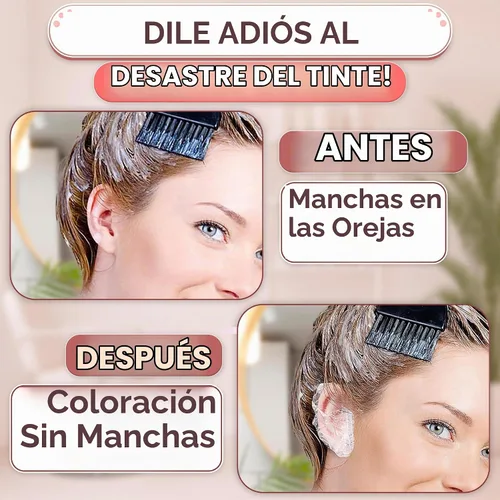 Vista 6 de 200 fundas desechables para las orejas, se extienden de 1.97 a 4.6 pulgadas Water-Resistant Ear Shower Caps Set; Stretchable and Lightweight; for