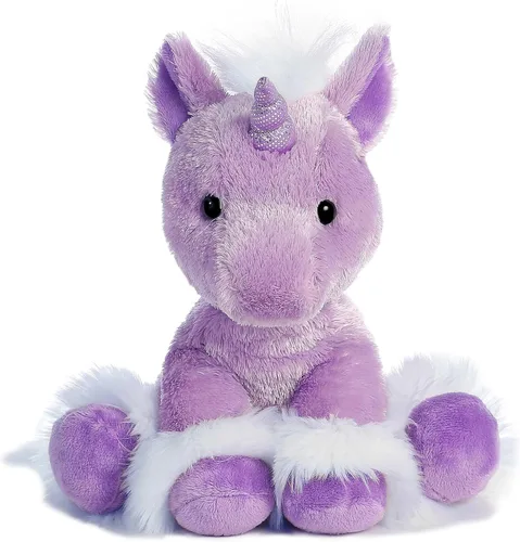 Vista 2 de Unicornio de peluche de Aurora World "Dreaming of You", S, Púrpura Criaturas míticas diseñadas para contar historias mágicas y juegos imaginativos