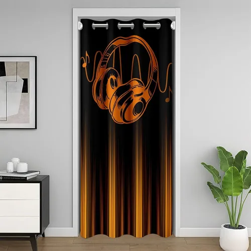 Vista 14 de Feelyou Math Equation - Cortina de puerta (1 panel, 34 x 80 pulgadas)