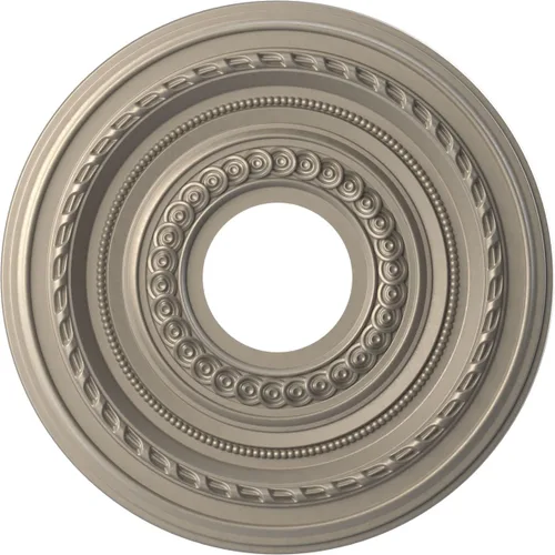Vista 153 de Ekena Millwork CMP10CO Cole Medallón de techo de PVC termoformado (se adapta a toldos de hasta 4 1/4"), 10 "OD x 3 1/2" ID x 3/4" P
