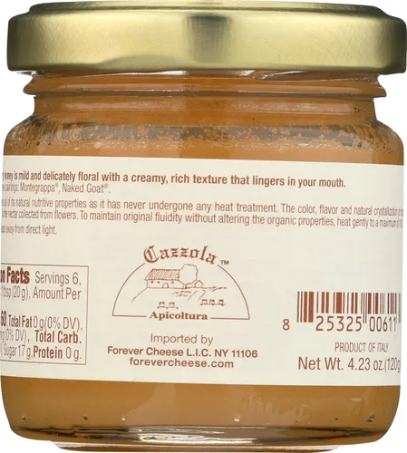 Vista 2 de Mitica Miel de cereza cruda, 4.23 oz