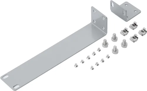 Vista 7 de MokerLink Kit de montaje en rack de 1U compatible con interruptores Ubiquiti, orejas de montaje en rack para interruptor EdgeSwitch ES-8-150W de 8