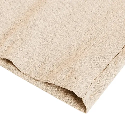 Vista 5 de Pantalones campesinos para mujer pantalones cortos de lino de playa de verano 34 pantalones capri con cintura elástica pantalones de harén recortados