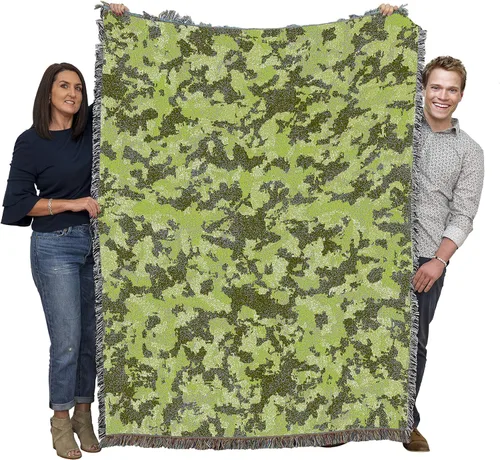 Vista 10 de Pure Country Weavers Manta de edredón – Nueve parches de flores – Patrones de regalo de jardín con hojas florales de regazo cuadrado tejido