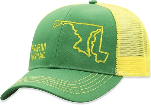 Vista 83 de John Deere Gorra de béisbol con logotipo y malla trasera con contraste, para hombre