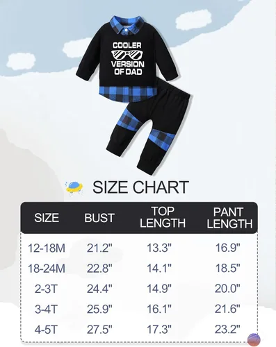 Vista 9 de Conjunto de 2 piezas de ropa para niños pequeños, camisa a cuadros con estampado de letras y pantalones largos, 2 piezas para otoño e invierno