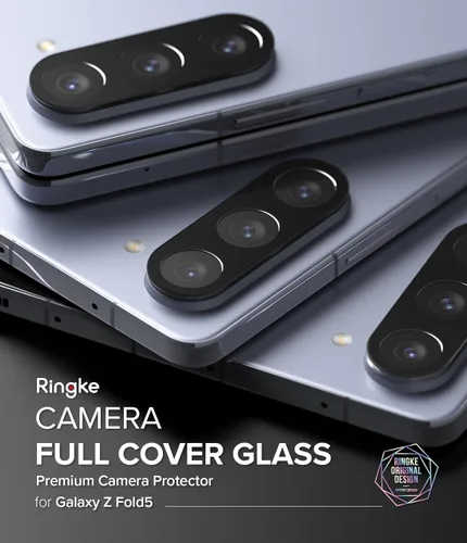 Vista 2 de Ringke Cristal de cámara [protección multicapa] compatible con Samsung Galaxy Z Fold 5, protector de lente de cámara de vidrio templado, 2