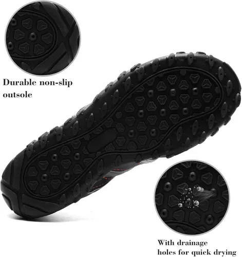 Vista 4 de Tenis impermeables para hombres y mujeres descalzo calcetín acuático de secado rápido para usar al aire libre calzado deportivo para kayak canotaje