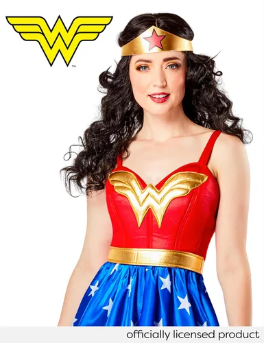 Vista 2 de Rubies DC Comics: Wonder Woman Costume Dress for Adults