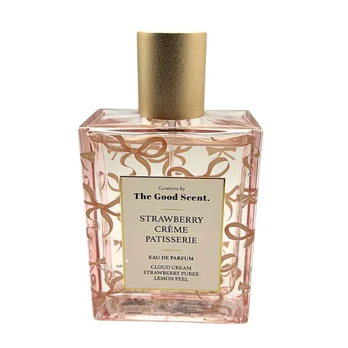 Vista 2 de Strawberry Creme Patisserie Eau de Parfum, 3.4 onzas líquidas (3.4 fl oz) - Fragancia gourmand con notas de fresa jugosa, limón picante y crema