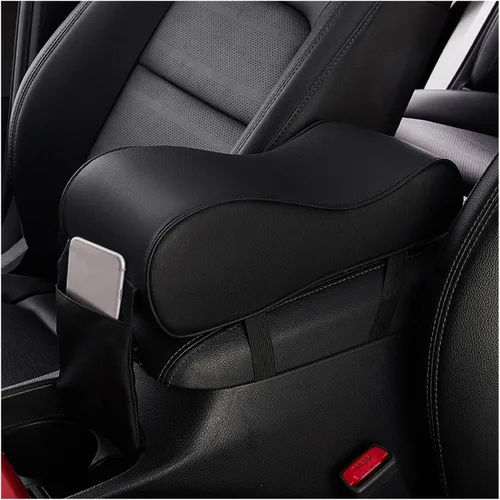 Vista 3 de SSIMOO Cojín de espuma viscoelástica para reposabrazos de auto con funda para reposabrazos de consola central con bolsa de almacenamiento
