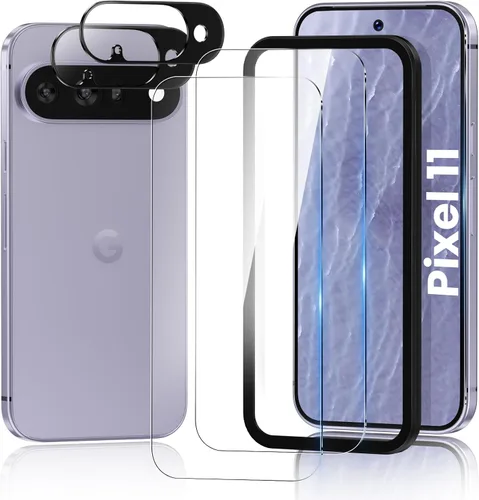 Vista 17 de Paquete de 2+2 para Google Pixel 10 Pro XL Protector de pantalla de privacidad y protector de lente de cámara, compatible con desbloqueo por huellas