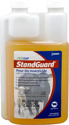 Vista 8 de Neogen 1904005 Prozap StandGuard - Insecticida para verter 4.5L, amarillento, marrón