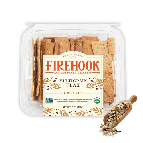 Vista 19 de Firehook Galletas de aceite de aguacate, sal marina y cebollino – horneadas artesanalmente, únicamente crujientes, hechas con ingredientes orgánicos