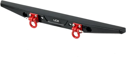 Vista 3 de LCX Racing 1/10th RC Crawler Car CNC mecanizado aleación de aluminio parachoques trasero para Traxxas TRX4 TRX6 Axial SCX10 SCX10 II 90046 90047